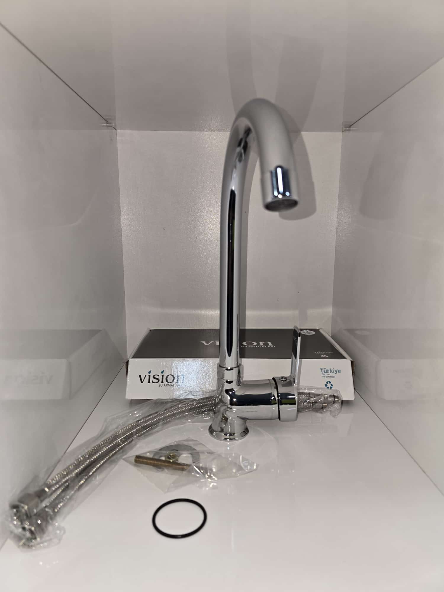 VİSİON DELTA EVYE KUĞU BATARYA (PİRİNÇ)